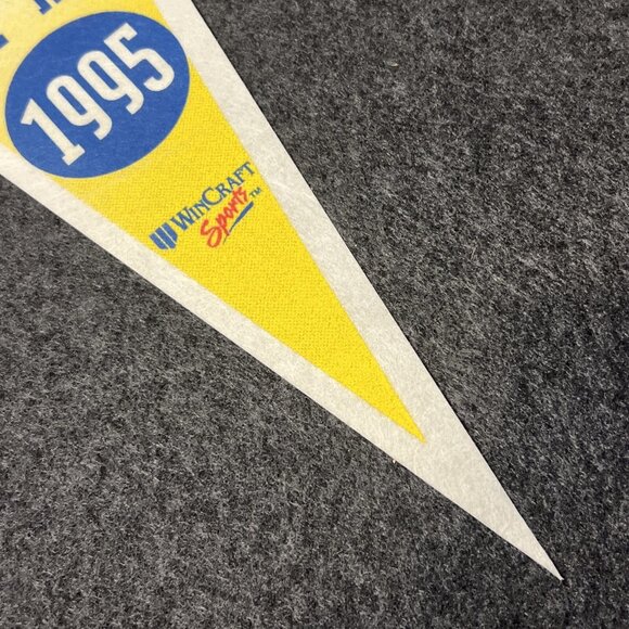 HIDEO NOMO Los Angeles Dodgers Rookie MLB Baseball 1995 Banner Flag RARE Pennant - Picture 5 of 10